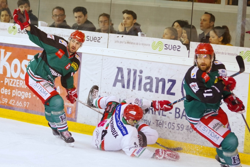 Photo hockey Division 1 - Division 1 : playoff, quart de finale, match 2 : Anglet vs Mont-Blanc - LHormadi breake