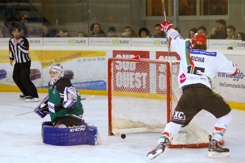 Photo hockey Division 1 - Division 1 : playoff, quart de finale, match 2 : Anglet vs Mont-Blanc - LHormadi breake