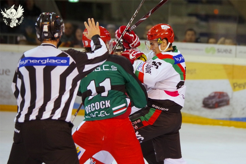 Photo hockey Division 1 - Division 1 : playoff, quart de finale, match 2 : Anglet vs Mont-Blanc - LHormadi breake