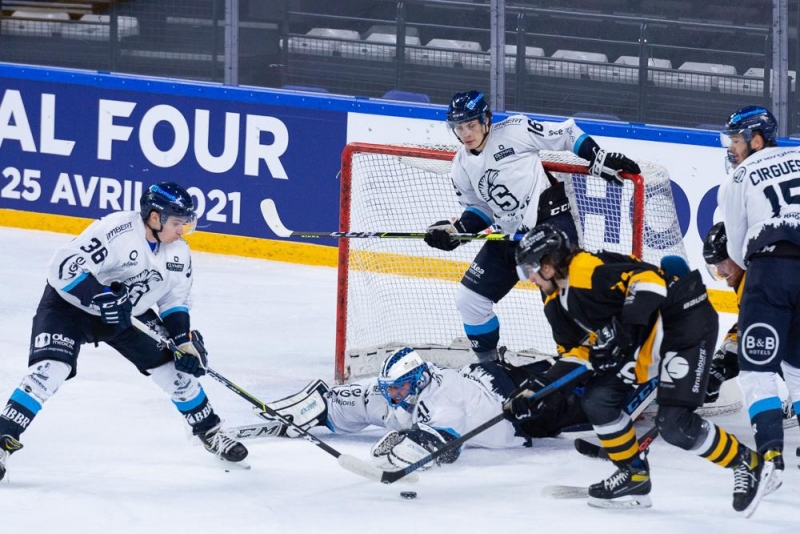 Photo hockey Division 1 - Division1  : Final four - finale : Strasbourg  vs Marseille - Les Spartiates sur le toit de la D1