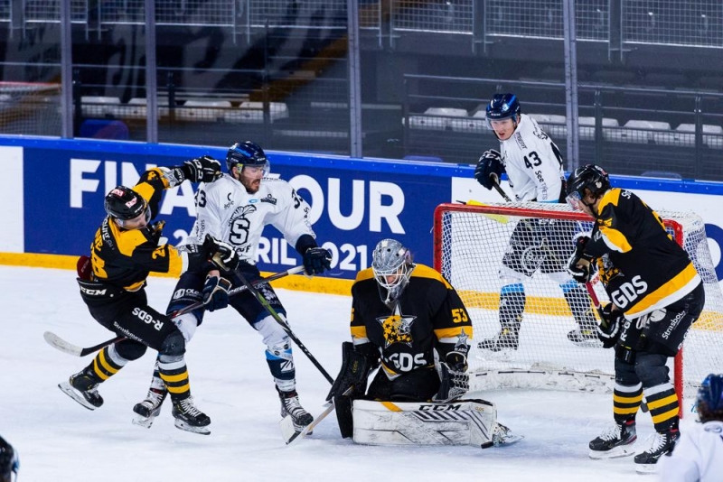 Photo hockey Division 1 - Division1  : Final four - finale : Strasbourg  vs Marseille - Les Spartiates sur le toit de la D1