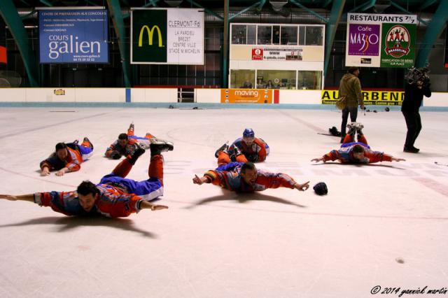 Photo hockey Division 2 - D2 :  Play Off - 1/8me de finale - Retour : Clermont-Ferrand vs Chambry - Clermont : Au bout du suspense
