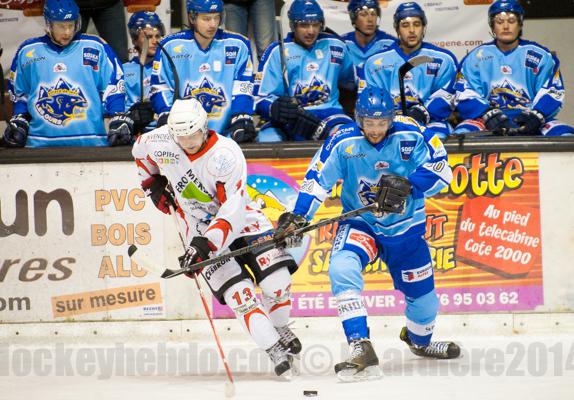 Photo hockey Division 2 - D2 : 11me journe - A : Villard-de-Lans vs La Roche-sur-Yon - La Roche, solide leader