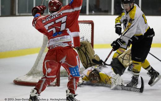 Photo hockey Division 2 - D2 : 13me journe - B : Valence vs Rouen II - Les Lynx mangent du dragon