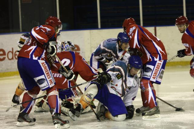 Photo hockey Division 2 - D2 : 7me journe - B : Asnires vs Clermont-Ferrand - Les Castors, enfin une victoire