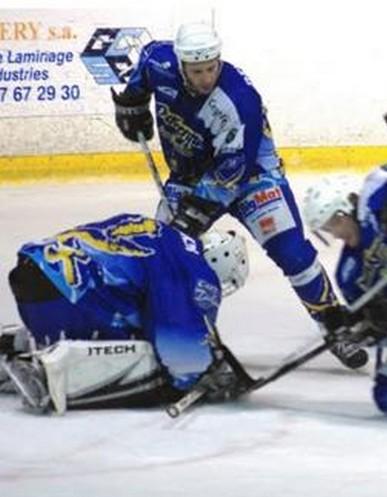 Photo hockey Division 2 - D2 : 7me journe poule A : Dunkerque vs Courchevel-Mribel-Pralognan - Les Corsaires  la chasse aux Bouquetins