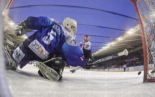 Photo hockey Division 2 - D2 : play-off, 1/2 finale, match aller : Lyon vs Annecy - Lyon, un loup ou manque de ralisme