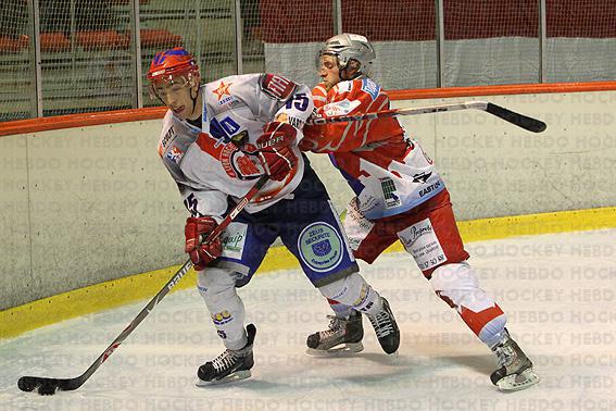 Photo hockey Division 2 - D2 : play-off, 1/2 finale, match retour : Annecy vs Lyon - Le crash des Chevaliers du Lac
