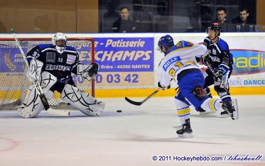 Photo hockey Division 2 - D2 : play-off, 1/8me de finale, match retour : Nantes  vs Wasquehal Lille - Les Corsaires se payent la part du lion