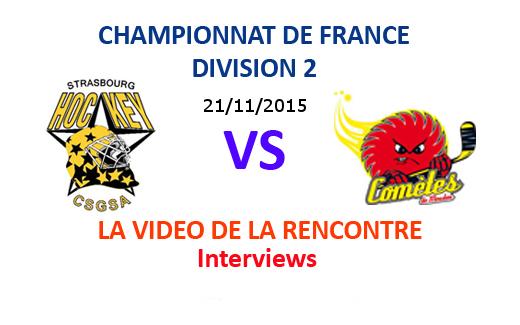 Photo hockey Division 2 - Division 2 : 10me journe - B : Strasbourg II vs Meudon - Strasbourg 2 VS Meudon en vido