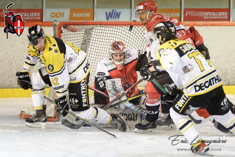 Photo hockey Division 2 - Division 2 : 13me journe : Annecy vs Roanne - Les Chevaliers intraitables  domicile