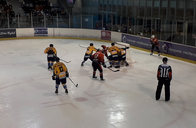 Photo hockey Division 2 - Division 2 : 16me journe : Montpellier  vs Limoges - Montpellier veut assurer sa 3me place, Limoges veut viter les play down.