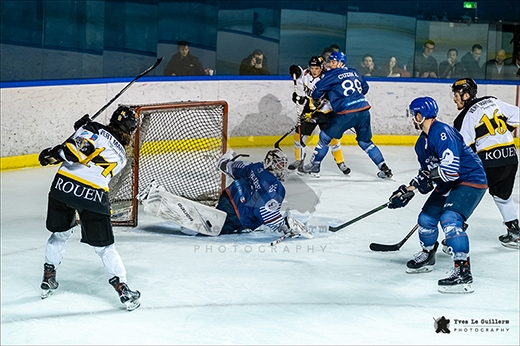 Photo hockey Division 2 - Division 2 : 17me journe : Paris (FV) vs Rouen II - Victoire des Franais Volants