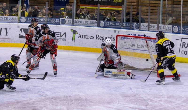 Photo hockey Division 2 - Division 2 : 18ème journée : Roanne vs Mulhouse - Les Renards déroulent avant les play-offs Photo hockey Division 2 - Division 2 : 18ème journée : Roanne vs Mulhouse - Les Renards déroulent avant les play-offs