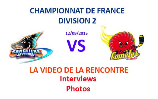 Photo hockey Division 2 - Division 2 : 1re journe - B : Clermont-Ferrand vs Meudon - Clermont VS Meudon - La vido