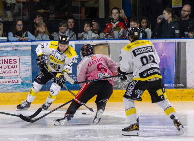 Photo hockey Division 2 - Division 2 : 1re journe : Mulhouse vs Roanne - Roanne gche la fte  Mulhouse pour la premire journe