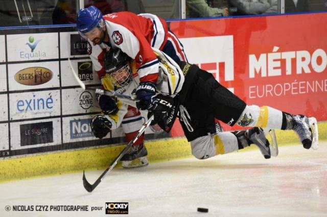 Photo hockey Division 2 - Division 2 : 2me journe : Wasquehal Lille vs Rouen II - Rouen tout feu tout flamme