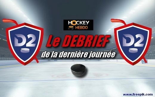 Photo hockey Division 2 - Division 2 - D2 : Dbrief 1/4 Finales Play-Offs M1 & J 3 Maintien - Saison 2023-2024