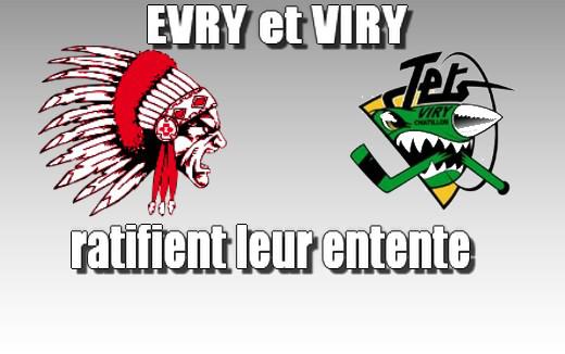 Photo hockey Division 2 - Division 2 - Evry et Viry concluent leur entente Photo hockey Division 2 - Division 2 - Evry et Viry concluent leur entente