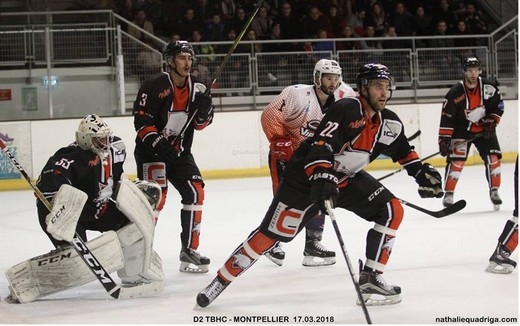 Photo hockey Division 2 - Division 2 : playoff, demi finale, match 1 : Toulouse-Blagnac vs Montpellier  - Avantage aux Vipers