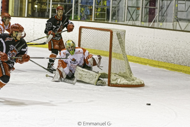 Photo hockey Division 2 - Division 2 : playoff, huitime de finale, match 1 : Valence vs Amnville - Place au PLAY OFF