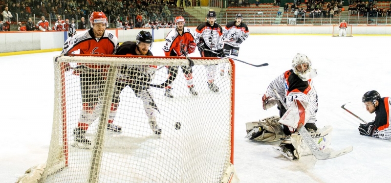 Photo hockey Division 2 - Division 2 : playoff, huitime de finale, match 2 : Annecy vs Colmar - Les Chevaliers viennent  bout des Titans