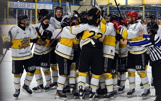 Photo hockey Division 2 - Division 2 - Poule de maintien - J4 : Dijon  vs Rouen II - Les Dragons restent en vie