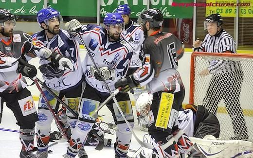 Photo hockey Division 2 - Play-off :  finale, match retour : Brest  vs Mulhouse - D 2 : Les Albatros sacrs champions de France