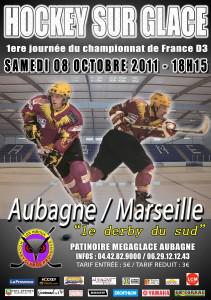 Photo hockey Division 3 - D3 : 1re journe : Aubagne vs Marseille - Aubagne sort la tte haute
