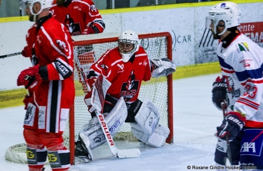 Photo hockey Division 3 - D3 - carr final - J2 : Dijon  vs Luxembourg - La tornade stoppe par la muraille tchque