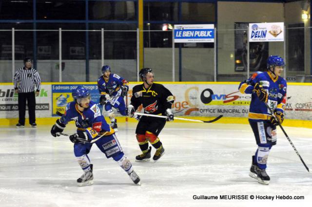 Photo hockey Division 3 - D3 : journe du 11/01/2014 : Dijon II vs Besanon - Rapidit et cohsion sont la recette du succs