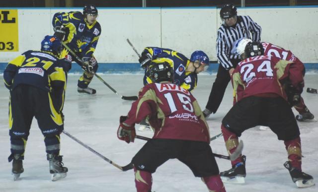 Photo hockey Division 3 - D3 - Play Off : Limoges vs Niort - Les Taureaux de Feu droulent contre Niort