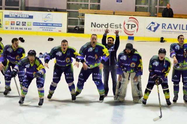 Photo hockey Division 3 - D3 : Play Off 1/4 de finale - Retour : Chlons-en-Champagne vs Toulon - D3 : Chlons, bis repetita !