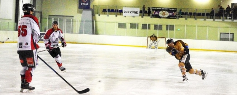 Photo hockey Division 3 - D3 : Play Off 1/8 de finale - Retour : Dammarie-les-Lys vs Bordeaux II - D3 : Les caribous tout proches de lexploit 