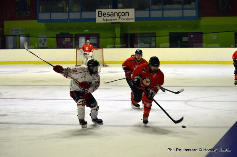Photo hockey Division 3 - Division 3 - 1/8 de Finale - Match 1 : Besan�on vs Brian�on II - Avantage au diable