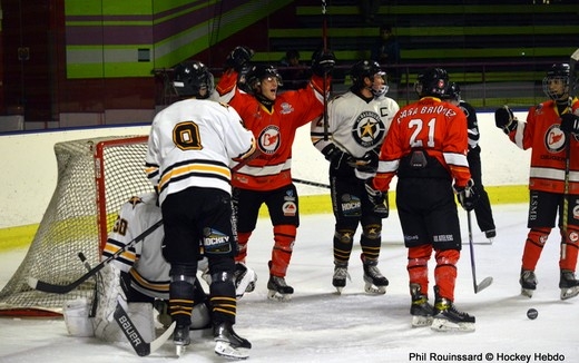 Photo hockey Division 3 - Division 3 : 12me journe : Besanon vs Strasbourg II - La belle nettement remporte