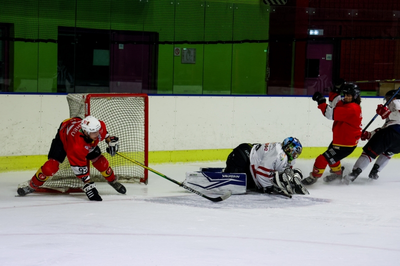 Photo hockey Division 3 - Division 3 - 19ème journée : Besançon vs Briançon II - Les Aigles à tire-d