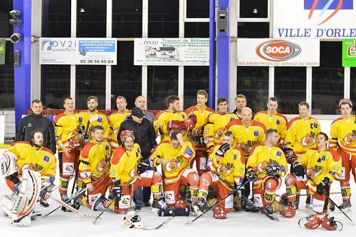 Photo hockey Division 3 - Division 3 : journe du 16-17 janvier 2016 : Caen II vs Orlans - Fin de srie pour les Renards