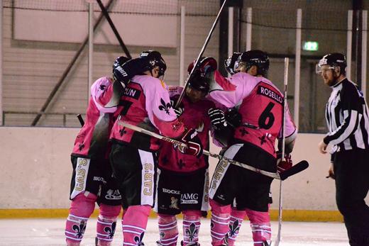 Photo hockey Division 3 - Division 3 : journe du 8 octobre 2016 : Dammarie-les-Lys vs Champigny-sur-Marne - Les caribous victorieux pour Octobre rose