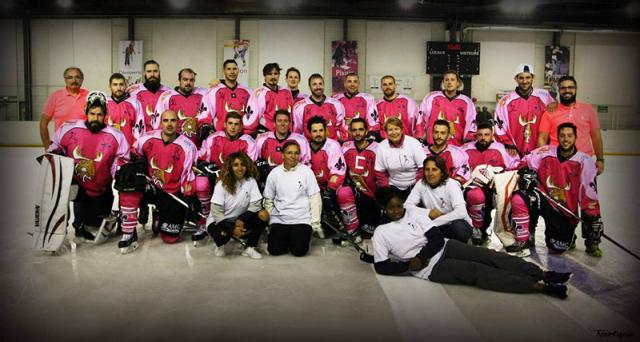 Photo hockey Division 3 - Division 3 : journe du 8 octobre 2016 : Dammarie-les-Lys vs Champigny-sur-Marne - Les caribous victorieux pour Octobre rose