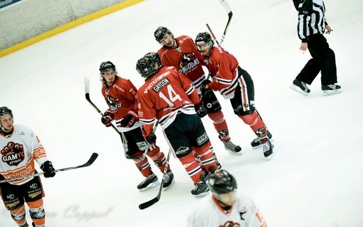 Photo hockey Division 3 - Division 3 : Play Off 1/4 de finale - Retour : Morzine-Avoriaz vs Epinal  - Morzine-Avoriaz au carr final !