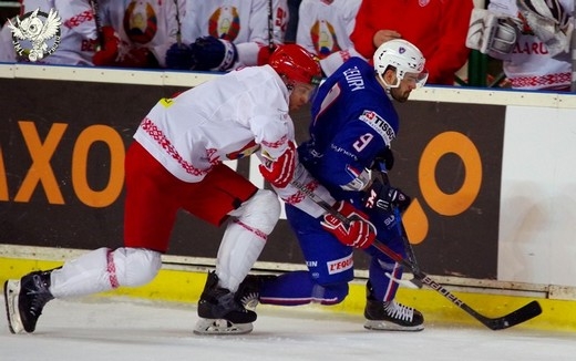 Photo hockey Equipes de France -  : France (FRA) vs Bilorussie (BLR) - Les Bleus mettent la manire