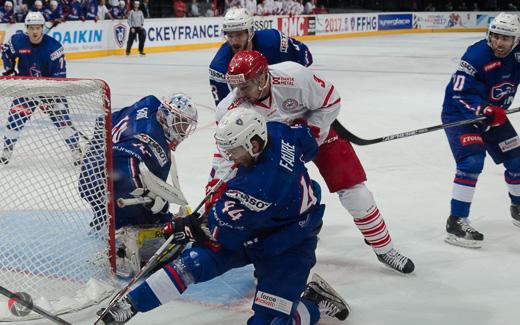 Photo hockey Equipes de France -  : France (FRA) vs Danemark (DEN) - La France domine