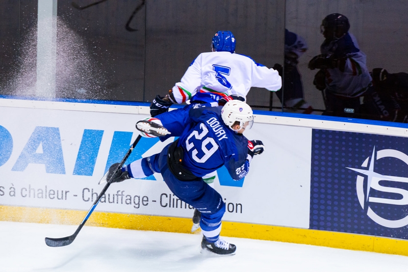 Photo hockey Equipes de France -  : France (FRA) vs Italie (ITA) - Victoire logique  la revanche!