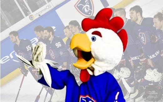 Photo hockey Equipes de France -  : France (FRA) vs Norvge (NOR) - La Norvge s