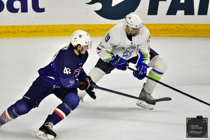 Photo hockey Equipes de France -  : France (FRA) vs Slovenie (SLO) - EDF – La France l’emporte face à la Slovénie