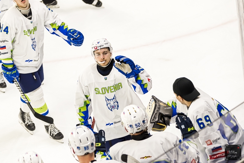 Photo hockey Equipes de France -  : France (FRA) vs Slovenie (SLO) - Prpa mondial: La belle revanche de la Slovnie sur la France