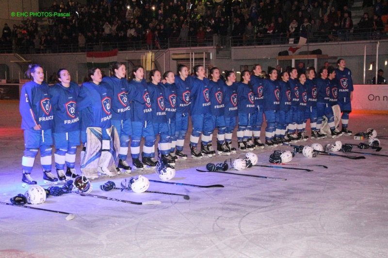 Photo hockey Equipes de France - Equipes de France - Les Bleues ont enchant Poissompr !