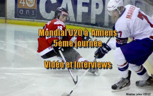 Photo hockey Equipes de France - Equipes de France - Mondial U20 - Vido J5 et interviews