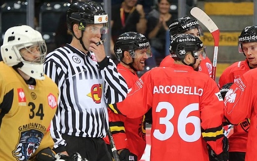 Photo hockey Europe : Continental Cup - CHL -  : Bern vs Nottingham - CHL: Robin des bois dans la fosse